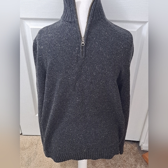 Gap Wool Blend Mock Neck Pullover Sweater Size L - Picture 1 of 6